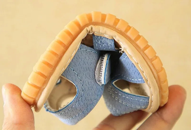 2025 Baby Sandals Toddler Boys First Walkers Newborn Girls First Shoes Indoor Soft Sole Infant Sandals Summer Beach Baby Shoes