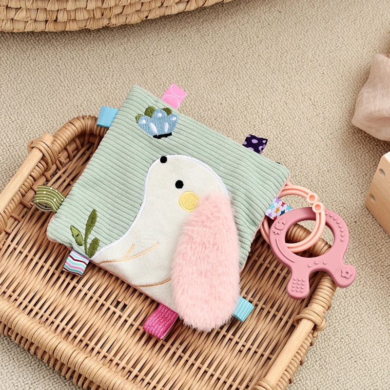 Baby Toy Montessori Rabbit Soothing Towel Toy Is Specially Designed For Babies Featuring A Soft And Cute Rbbit Shape As Its Core