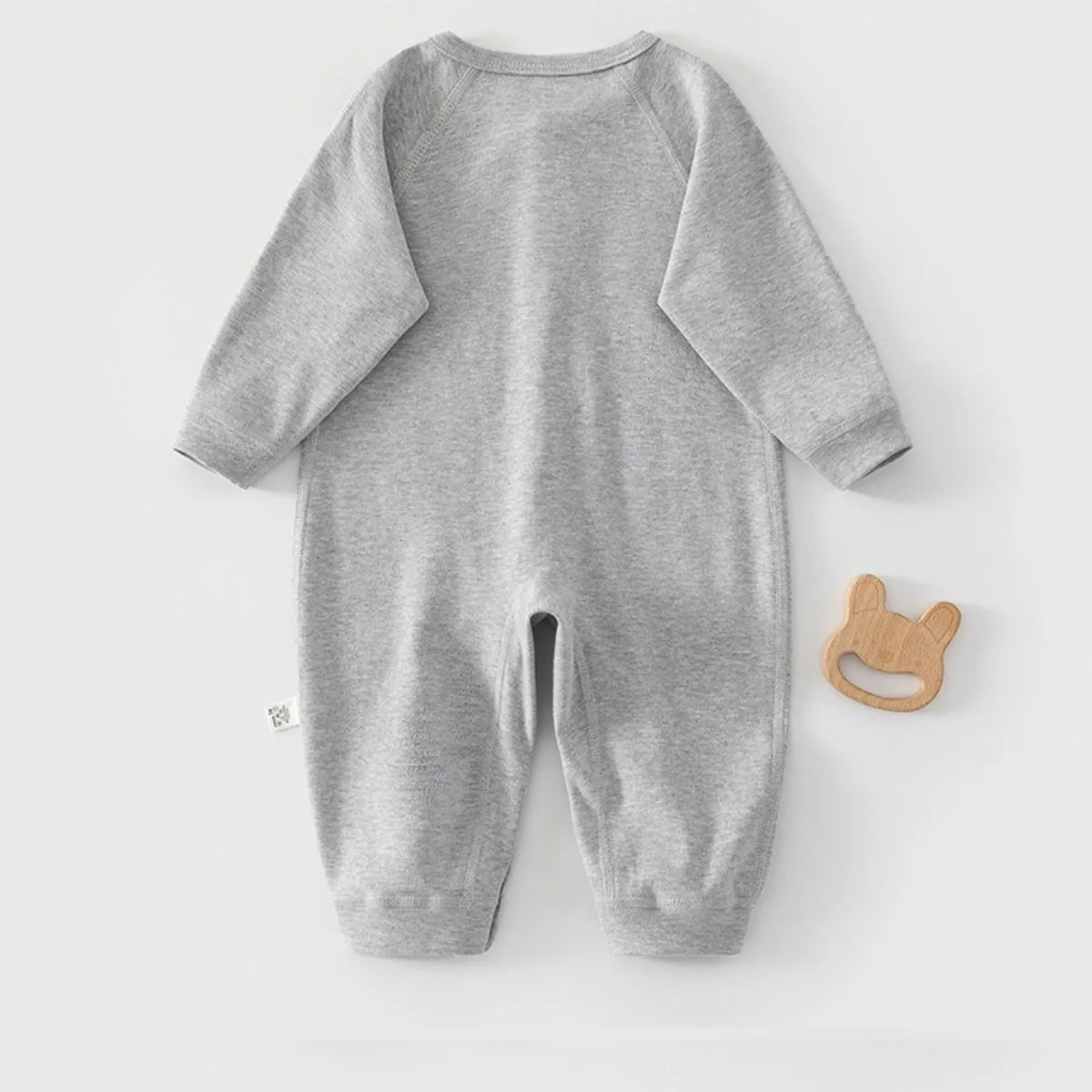 AYNIGIELL 2026 Neuer Baby-Overall einfarbig Hochwertiger Reiner Baumwolle Atmungsaktiver Strampler 0-18 Monate Jungen Mädchen Kleidung