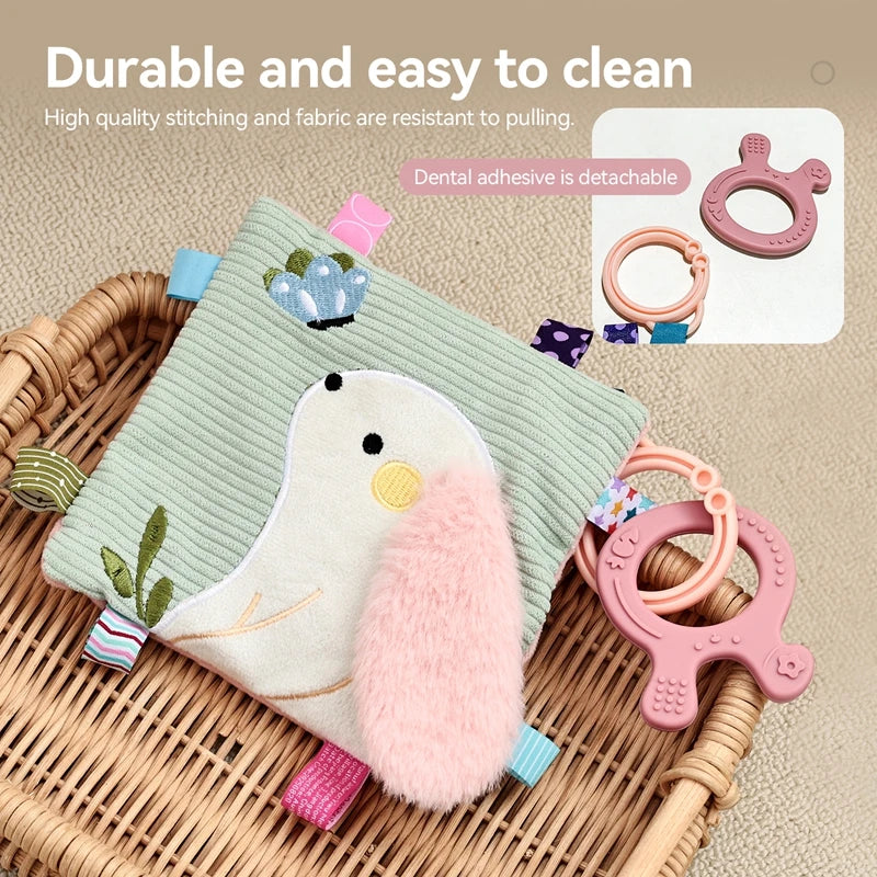 Baby Toy Montessori Rabbit Soothing Towel Toy Is Specially Designed For Babies Featuring A Soft And Cute Rbbit Shape As Its Core