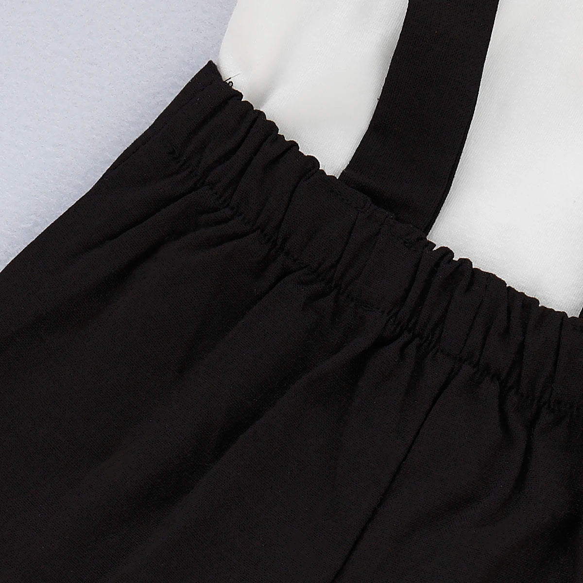 Conjunto de Traje Formal de Caballero para Bebé Recién Nacido, Camisa de Manga Corta con Lazo + Pelele de Pantalones Cortos, Moda de Verano, 2 Piezas