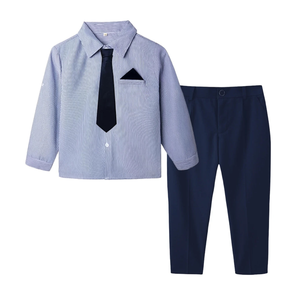 Kinderuniform für Jungen Mädchen Weste 4-teiliges Langarm-Herbst-Schulkleidungsset Teenager Preppy Stil Tägliches Modekleid