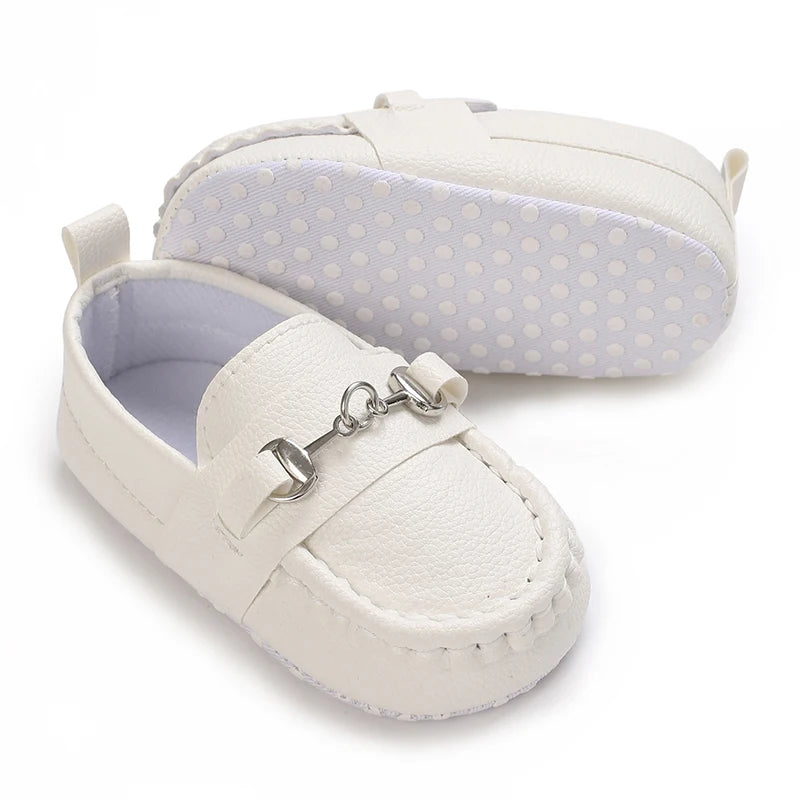 Baby Boy Vintage Leather Shoes 0-18M Multicolor Cuff First Walker Soft Sole Comfortable Spring Autumn Newborn