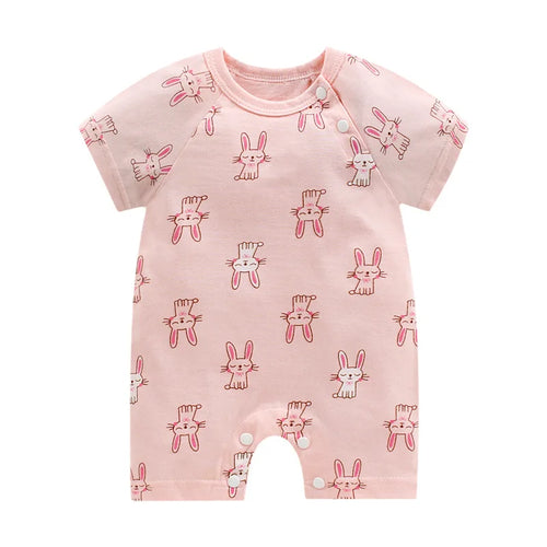 Newborn Baby Clothing Boys Girls Baby Clothes item Cotton Bodysuit Summer Short Sleeve Romper Infant Toddler Sleepwear