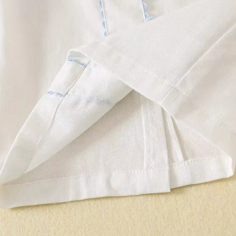 Spanish Toddlers Clothing Baby Boys Clothes Boutique Sets Outfit White Shirt Short 2pcs Plaid Pants Children Costume Kids Casual