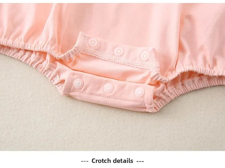 Ropa de verano para bebés, 100 % algodón, ropa fina de manga corta para el verano, ropa para gatear, ropa para niños