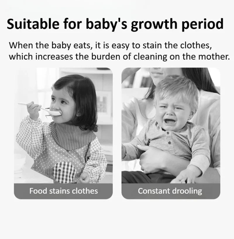 20PCS Disposable Bibs for Babies Toddler Feeding Baby Bibs Soft Absorbent Leakproof Individually Packaged for Travelling Outdoor