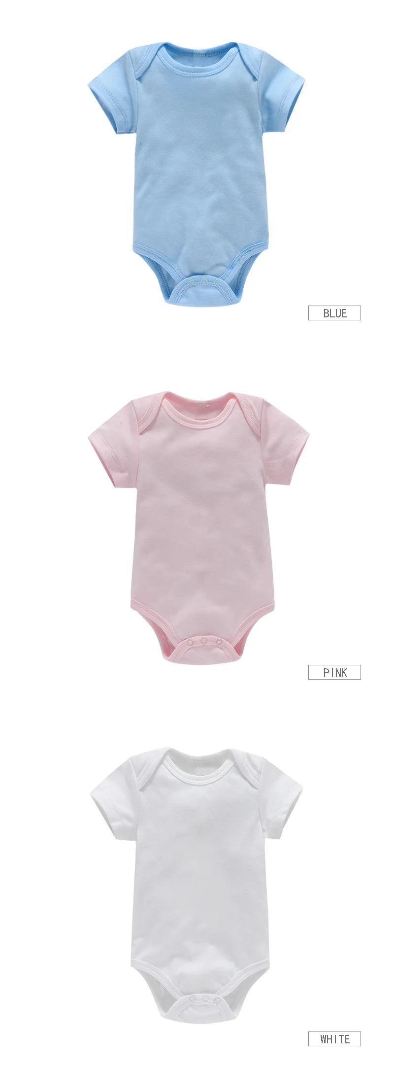 MICHLEY Monos de algodón para bebés, mamelucos de color liso para niños pequeños, ropa de bebé, peleles, disfraz, primavera verano para niñas y niños