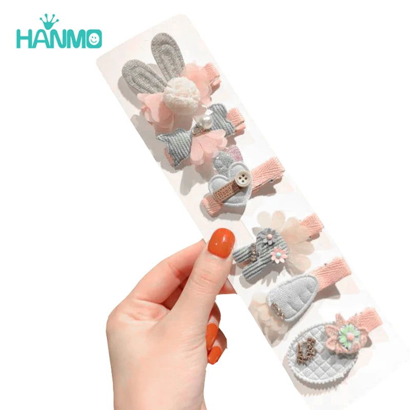 6tlg./Set Niedliche Baby Mädchen Haarnadeln Kinder Haarspangen Haarspangen Süße BB Clips Neugeborenen Kopfbedeckung Haarschmuck für Mädchen