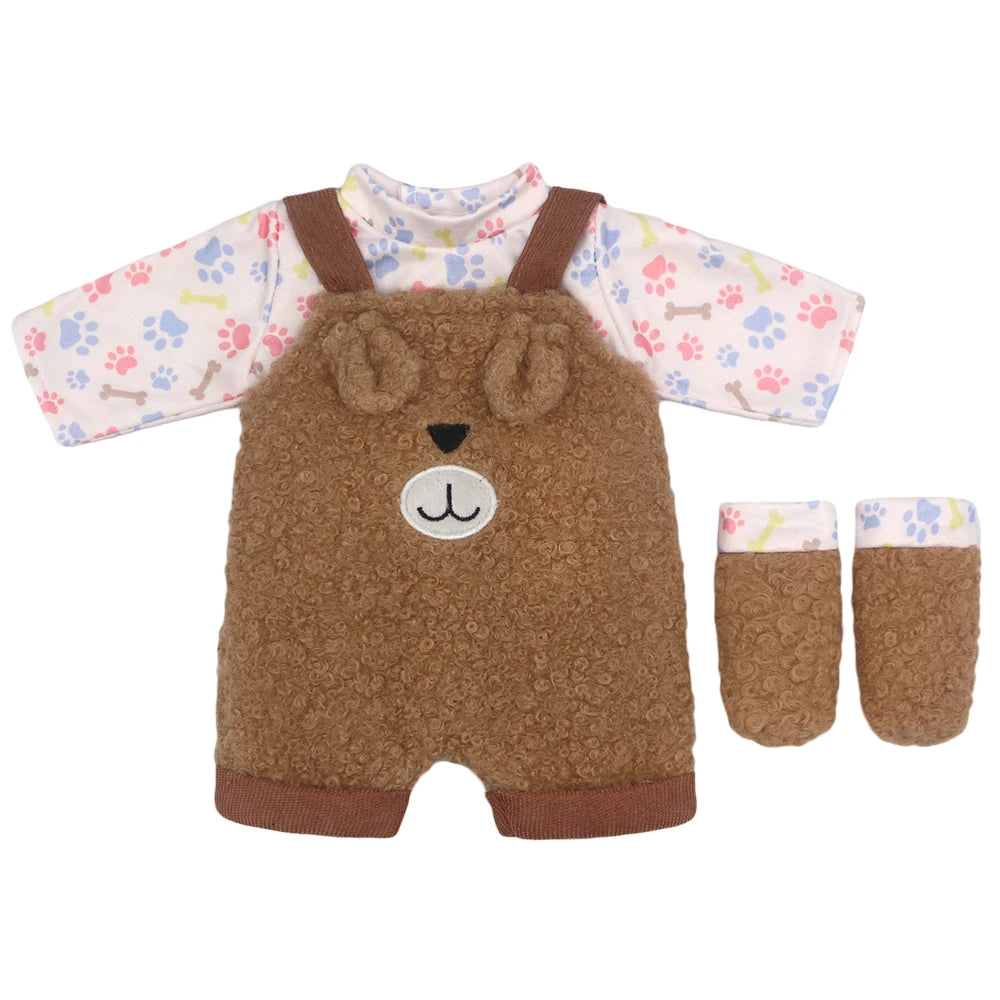 Baby Born Doll Outfits For 13-18 Inch Newborn Doll Cute Jumpers Rompers Suit+Shoes Doll Accessories Festival Birthday Gift