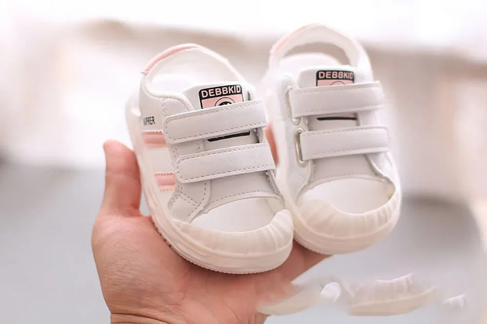 Fashion Baby Sandals Trendy Closed-Toe Sandals Children Toddler Walking Shoes Kids Outdoor Anti-Slip Soft and Comfortable Shoes