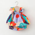 Sommer Baby Mädchen Bekleidungssets Träger-Top Farbpassende Blumenweste + Kinder Freizeit Hose Kleinkind Kleidung Anzug