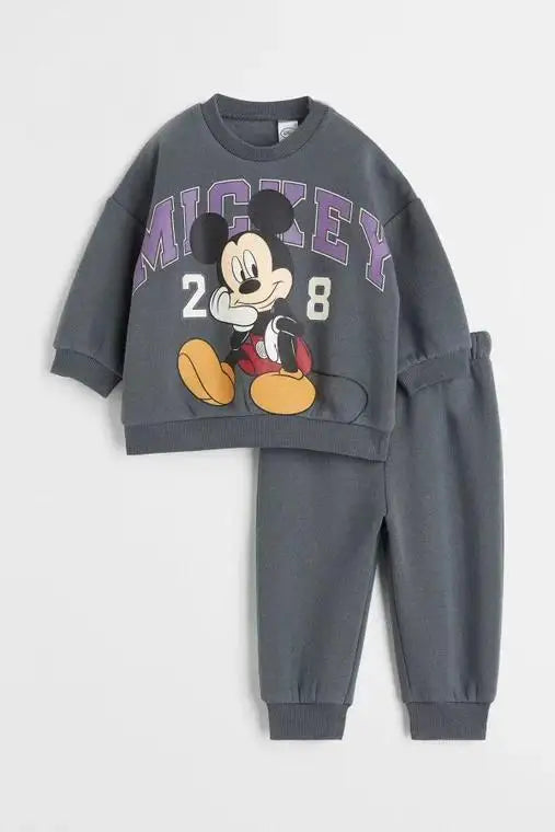 Baby Clothing Set Children's Set Boys' Trendy Loose Sports Set Children's Sports Set Fashionable Top+pants 2-piece Set