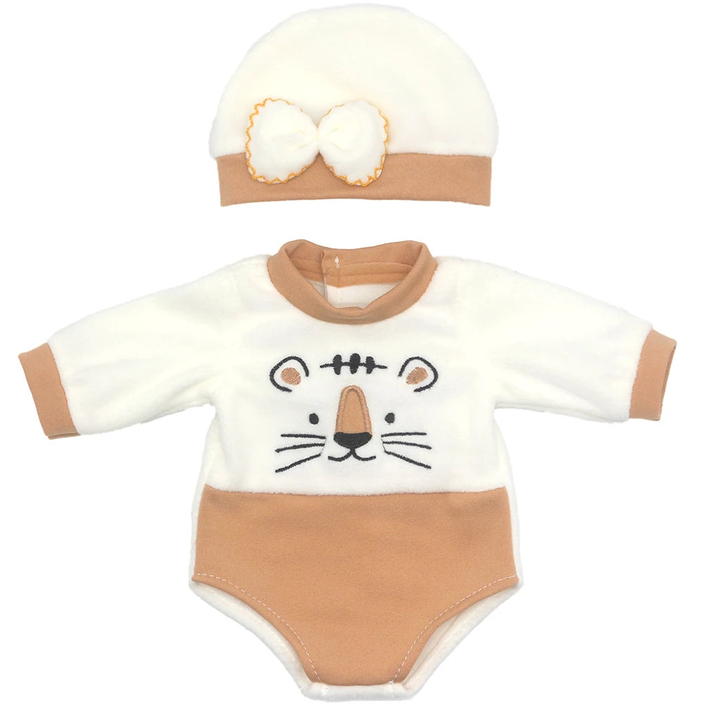 Baby Born Doll Outfits For 13-18 Inch Newborn Doll Cute Jumpers Rompers Suit+Shoes Doll Accessories Festival Birthday Gift