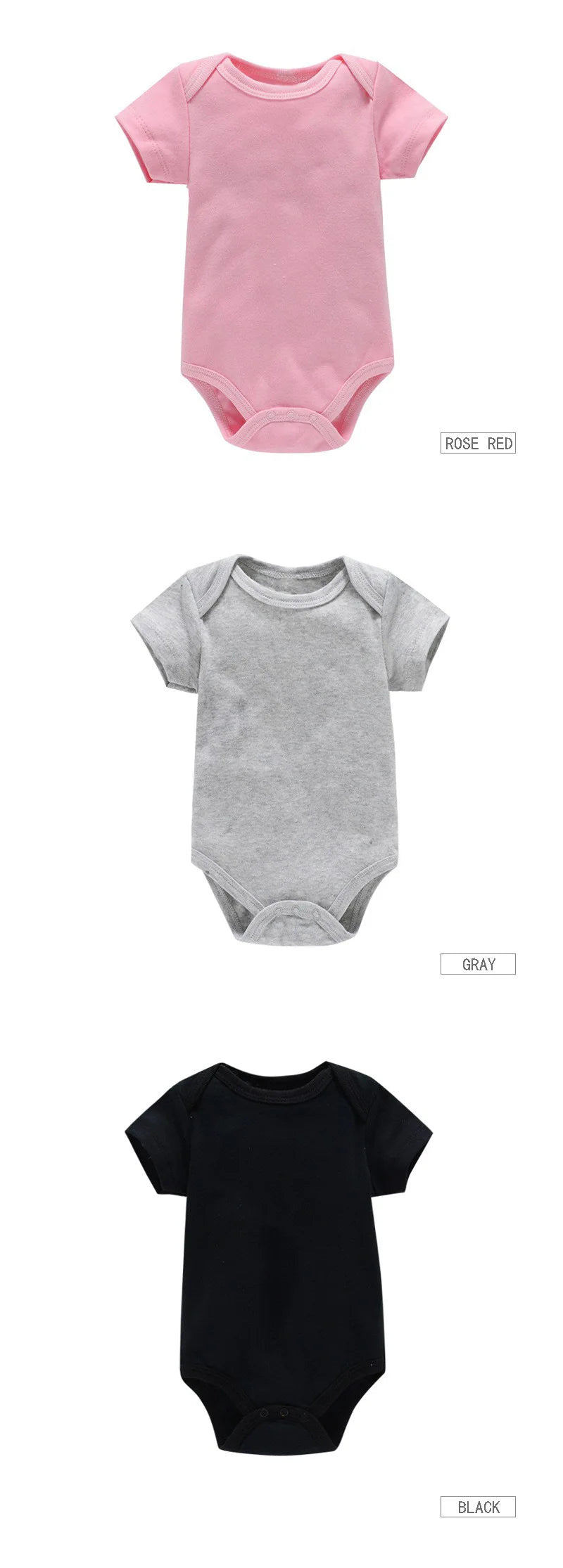 MICHLEY Monos de algodón para bebés, mamelucos de color liso para niños pequeños, ropa de bebé, peleles, disfraz, primavera verano para niñas y niños
