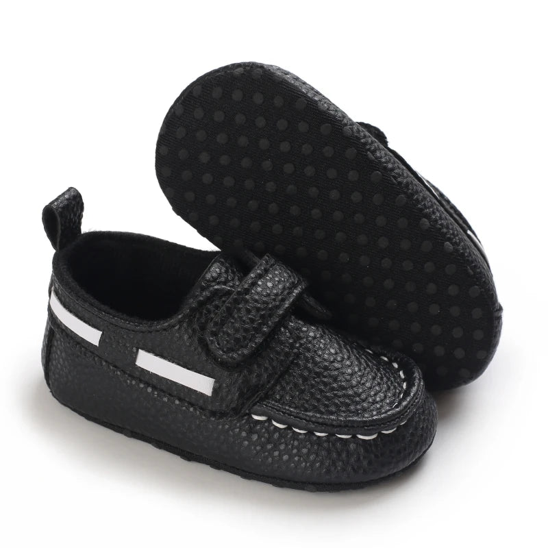 Spring and Autumn British Style Loafers For Babies Aged 0-12 Months Comfortable and Non Slip Walking Shoes