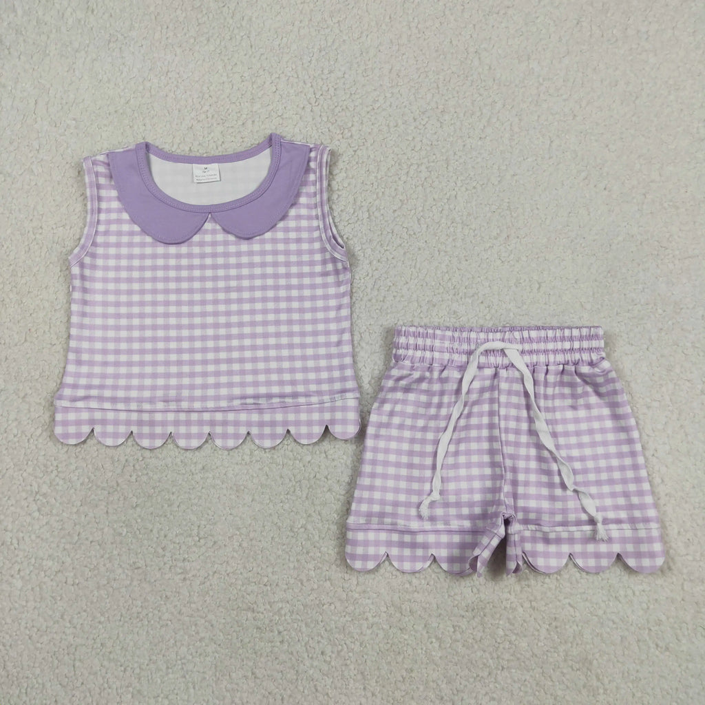 Summer clothing Baby Girls outfits Toddlers Girls wholesale boutique Embroidery Fishes Baby Girls Tunic Shorts Clothes