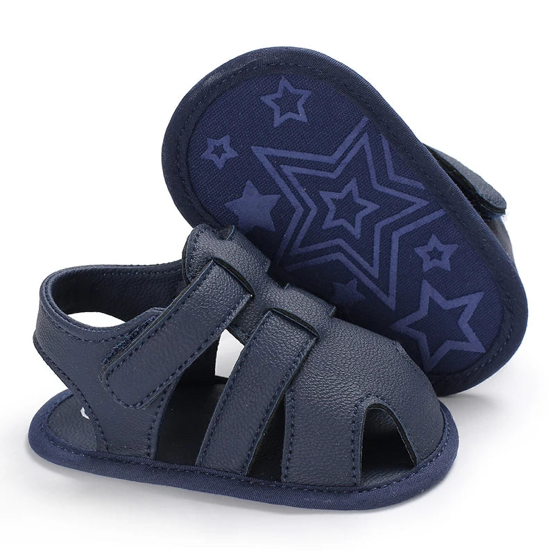 0-18M Summer Baby Sandals Breathable Soft Sole Baby Shoes Casual Infant Pre-Walker Shoes for Newborn Boys Girls