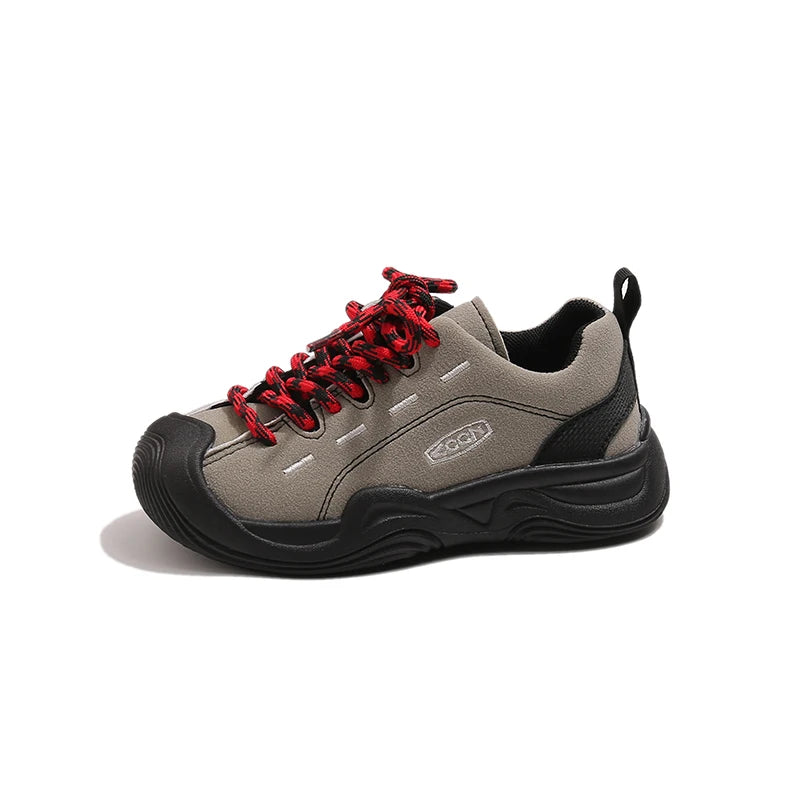 Baby Girls Boys Genuine Leather Sneakers Autumn Kids Casual Shoes Non-slip Soft Sole Infant Toddler Shoes Children Hiking Shoes