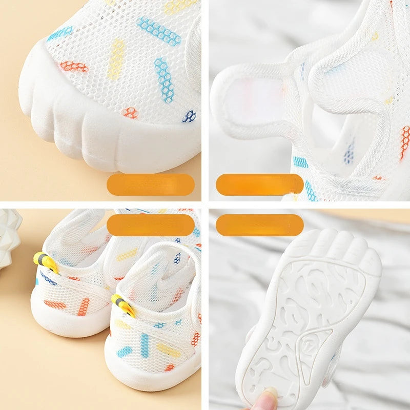 Sandalias Baby Sandals 2024New Summer Baby Shoe 0-2Year Old Non Slip Walking Shoe Soft Sole Sandals for Girls Kids Shoeбосоножки