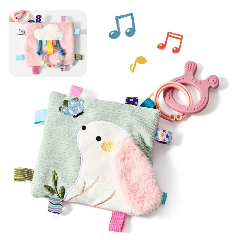 Baby Toy Montessori Rabbit Soothing Towel Toy Is Specially Designed For Babies Featuring A Soft And Cute Rbbit Shape As Its Core