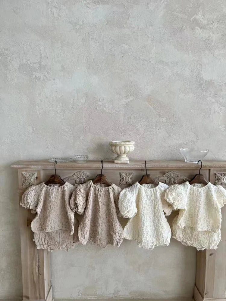 Camiseta de Bebé Niño, Conjunto de Verano, Ropa de Moda para Niños, Manga Corta, Vacaciones, Uso Casual, Tops de Algodón, Traje de Pantalones Cortos, Ropa Infantil