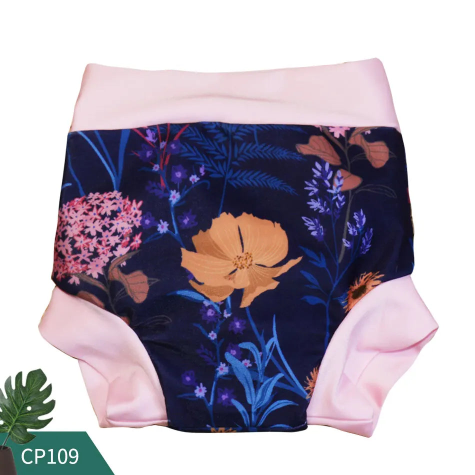 Eezkoala  Swimming Diaper Newborn Baby High Waist Swim Nappies Washable Baby Swimwear Cloth Diapers