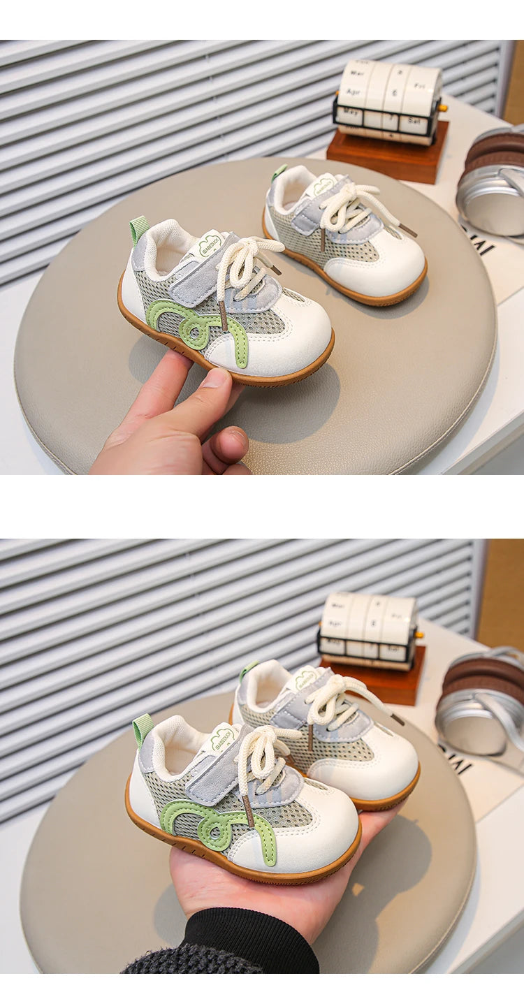Baby Walking Shoes Breathable Soft Bottom Toddler Kids Running Shoes Non-slip 2026 Brand New Boys Girls Casual Shoes 18-28