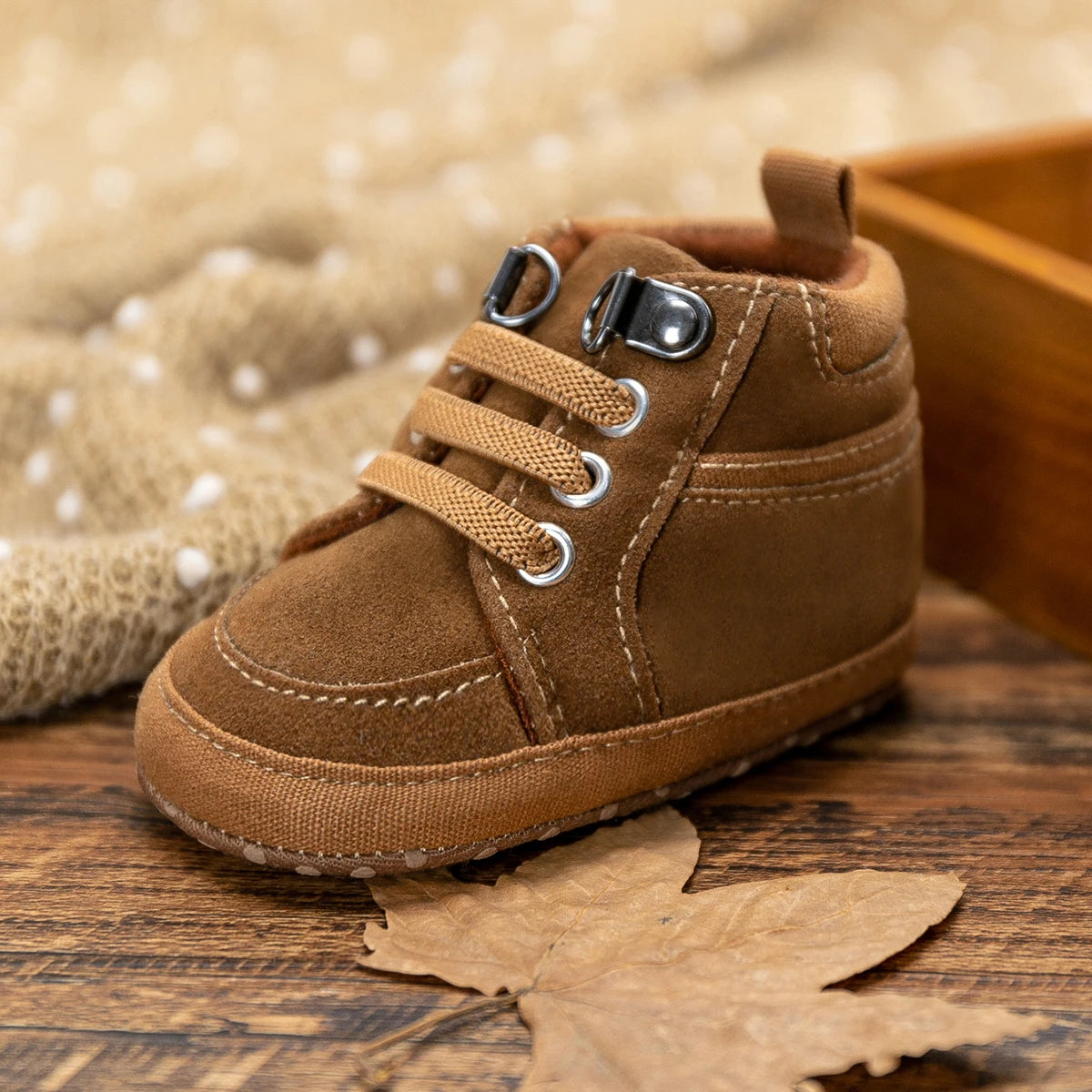 Baby-Sneaker, Kleinkind-Jungen-Mädchen-Sportschuhe, Kleinkind-Freizeitschuhe mit Baumwollsohle, rutschfeste PU-Lauflernschuhe, Krabbelschuhe, Basketballschuhe