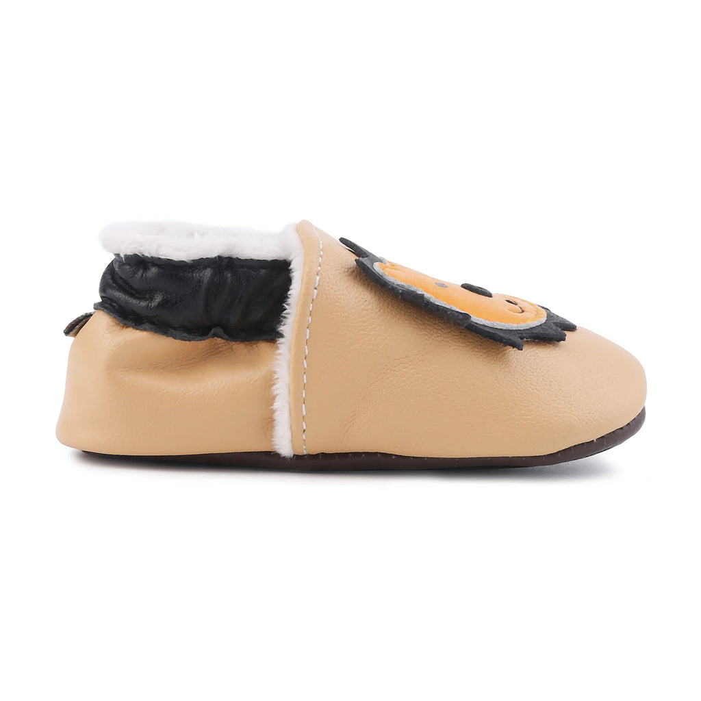Genuine Leather Baby Shoes 0-24M Newborn Non-Slip Cartoon Toddlers Soft Sole Casual Prewalker Infant Classic First Walker