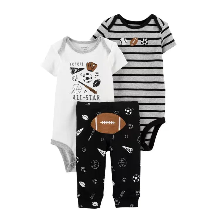 2025 Baby Mädchen Kleidung Herbst Frühling Neugeborenen Outfit Baumwoll-Body Oberteil und Hose Set Kinder Kleinkind Kleidung 6-24M