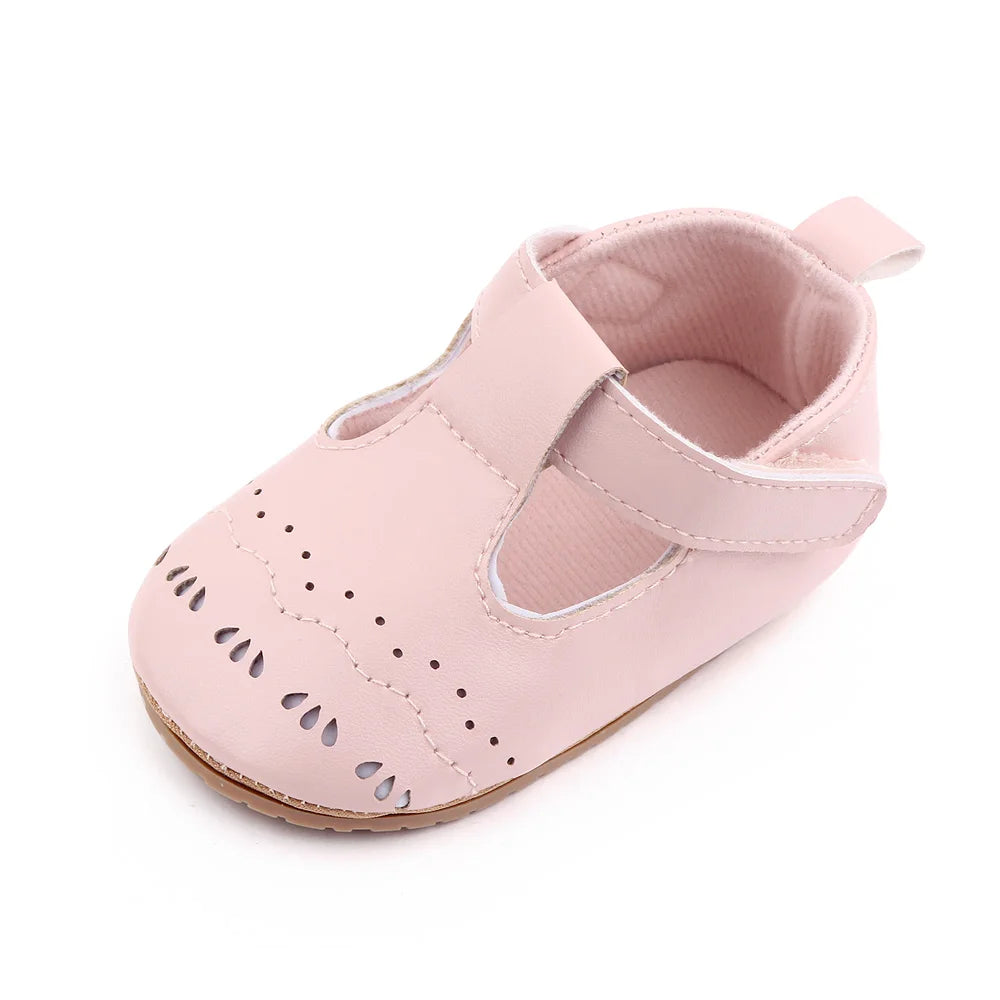 Baby PU Shoes Soft PU Leather and TPR Sole Anti-slip Design for Baby Boys and Girls Prewalking Shoes High Quality Infant Sandals