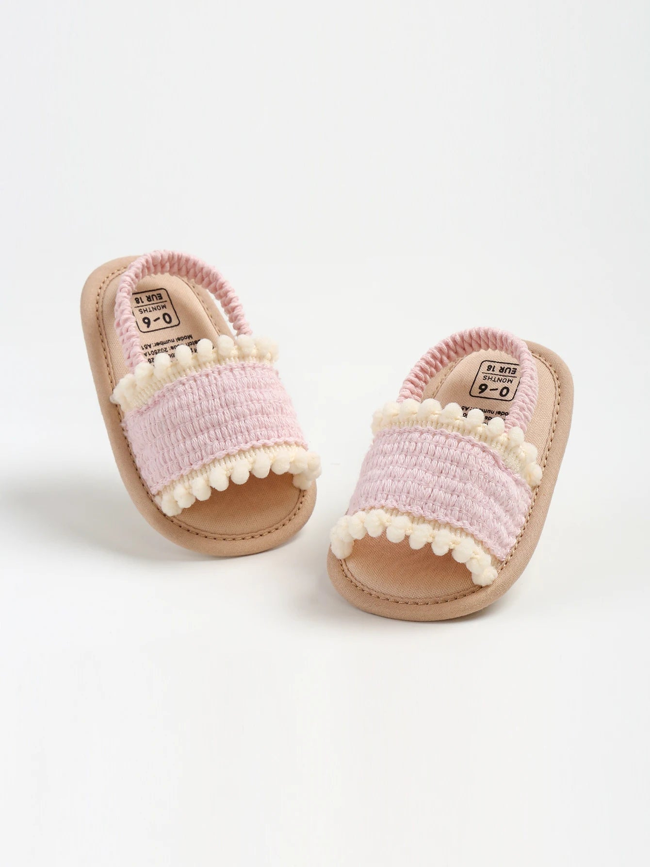 Baby girl sandals, summer shoes, outdoor first step for toddlers to learn to walk summer shoes for babies aged 0-18 months