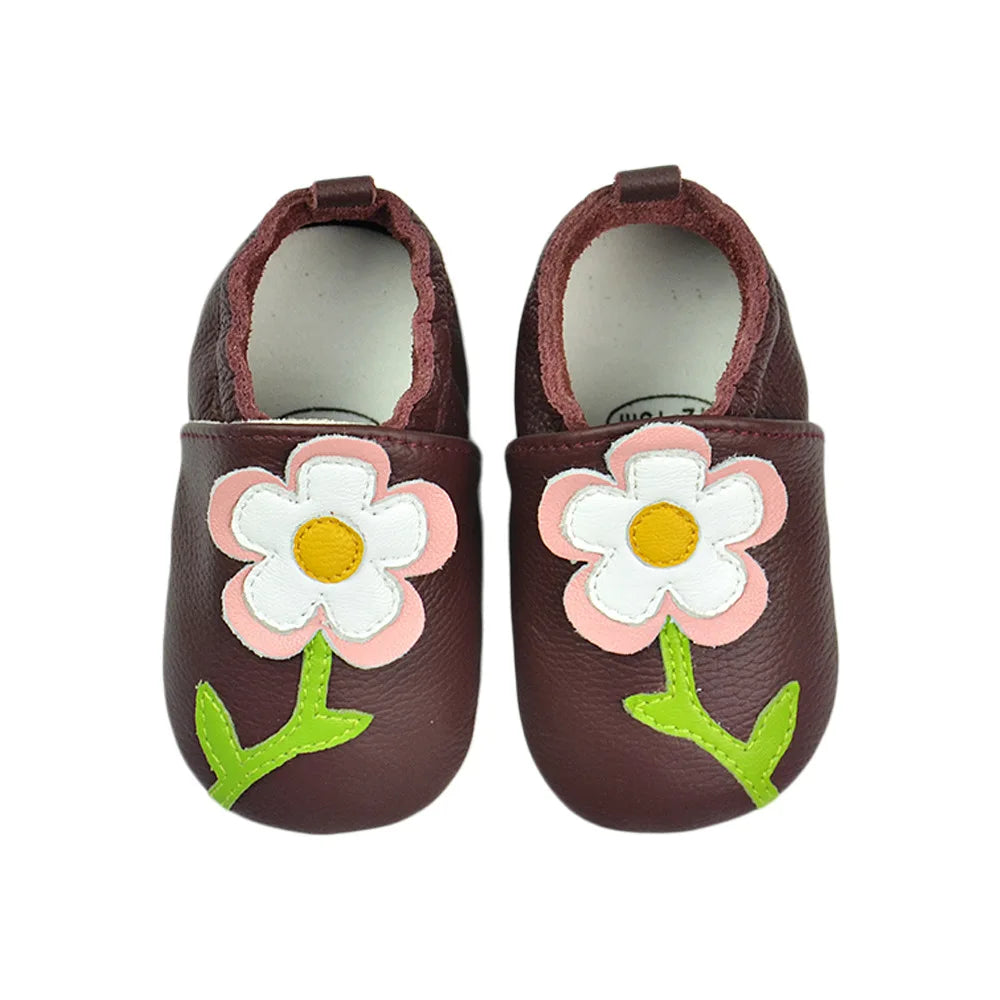 Baby Shoes Soft Cow Leather Newborn Booties for Babies Boys Girls Infant Toddler Moccasins Slippers First Walkers Sneakers