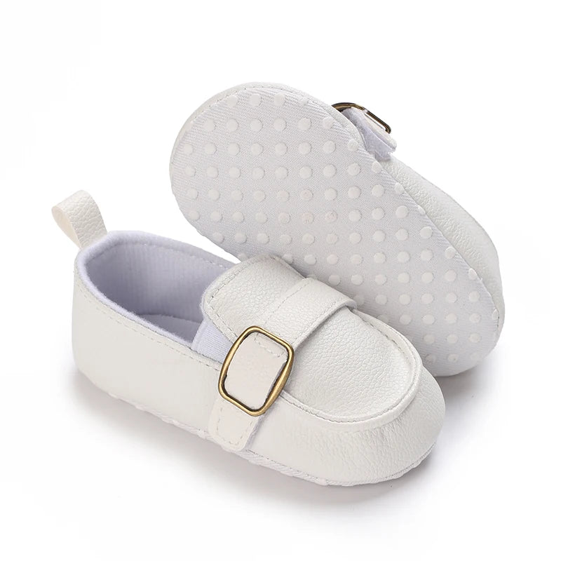 Spring and Autumn British Style Loafers For Babies Aged 0-12 Months Comfortable and Non Slip Walking Shoes