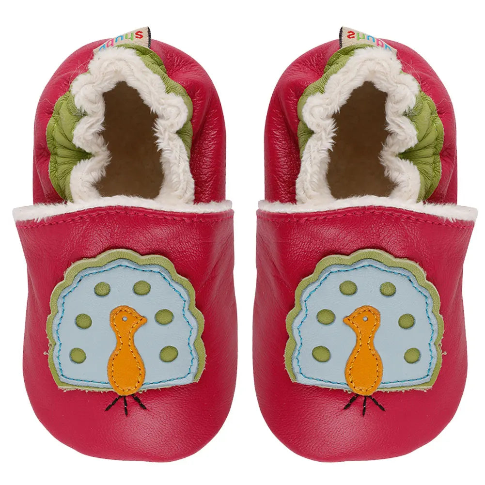 Genuine Leather Baby Shoes 0-24M Newborn Non-Slip Cartoon Toddlers Soft Sole Casual Prewalker Infant Classic First Walker