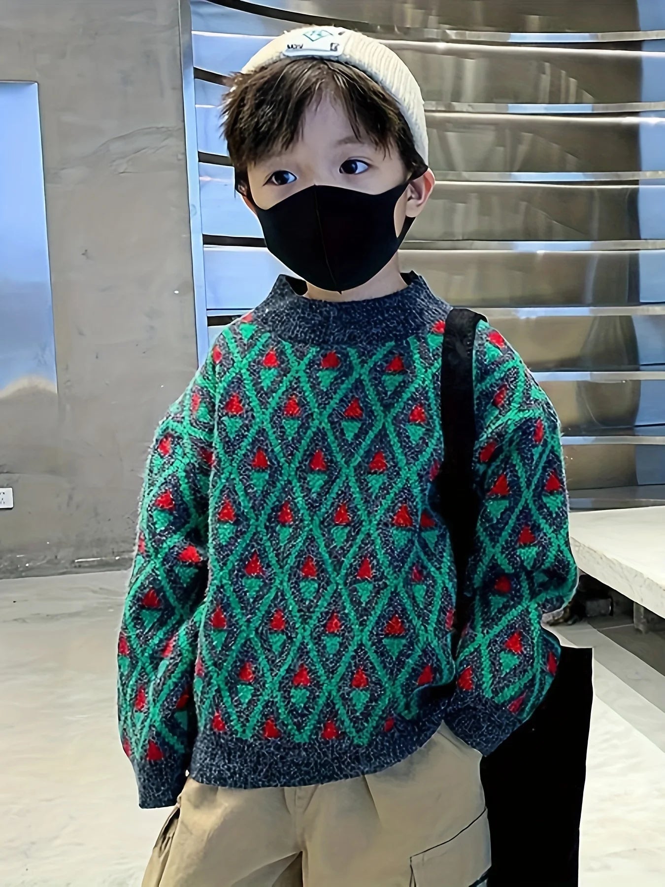 Children's Clothing, Boys' Winter Clothing, Street Sweaters, Autumn and Winter Styles, Medium and Large Kidsren's Velvet Bottoming Shirts for Boys