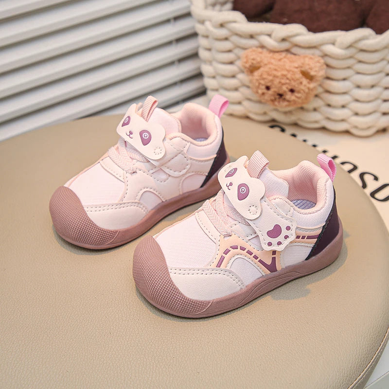 Baby Walking Shoes Autumn New Style Girls RetroStyle Soft Sole Non Slip Casual Shoes Boys BreathableVersatile Forrest Cute Shoes
