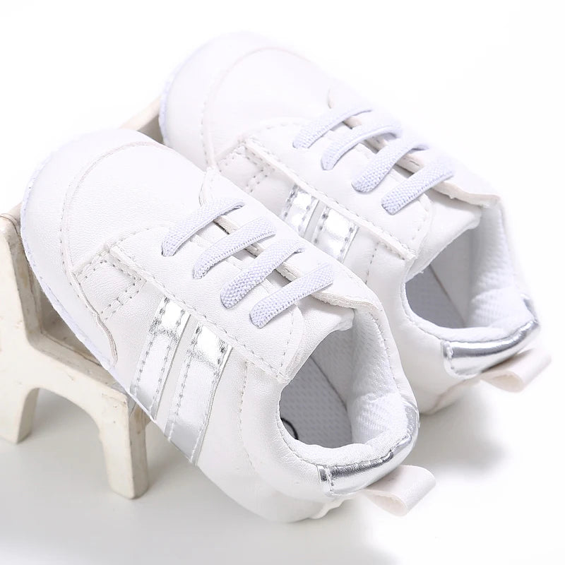 Male and Female Baby Sports Shoes 0-1 Year Old Soft Soled Fashionable Casual Walking Shoes For Spring/Summer Babies and Children