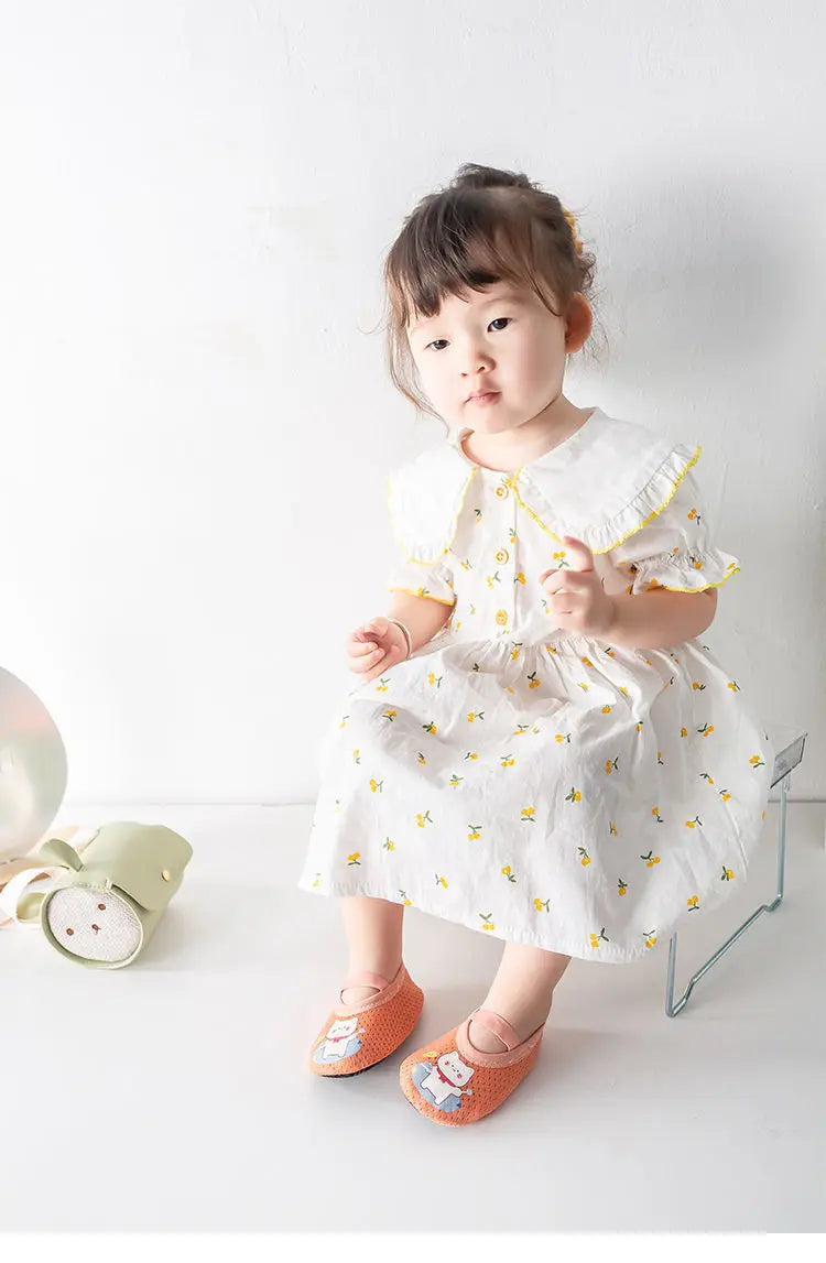 Baby Kleinkinderschuhe Lauflernschuhe rutschfeste Verdickung Schuhe Socken Bodenschuhe Fußsocken Tierstil für Babys Hausschuhe