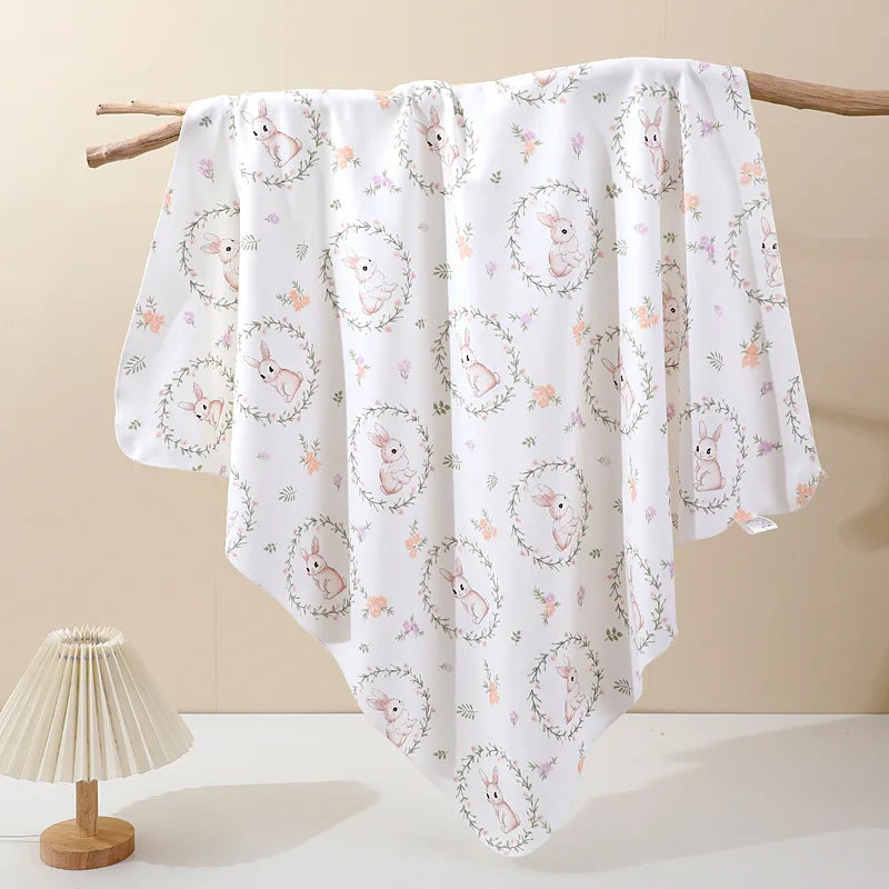 Infant Swaddling Cloth Baby Bath Towel Newborn Bathrobe Cotton Swaddle Blanket for Boy Girl Children's wrap