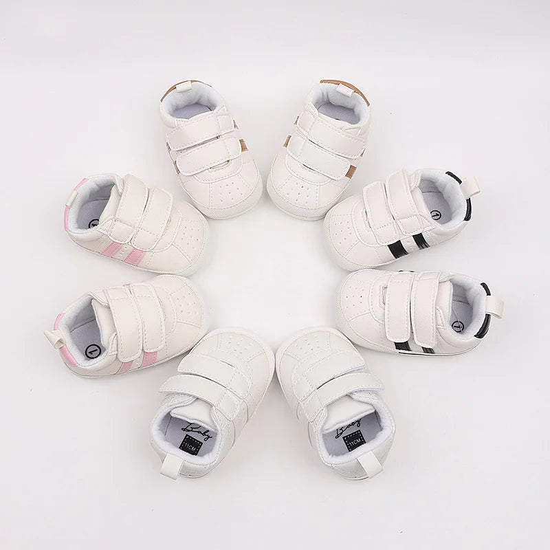 New Style Baby Walking Shoes - Trendy Baby Shoes With Anti-Slip Properties - Suitable For Babies Aged 0-1 Years Old