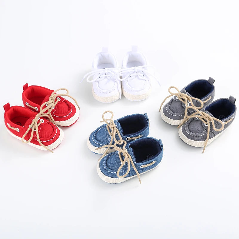 Babyshoes Spring and Autumn Casual Walking Shoes 0-1 Year Old Baby Shoes Soft soled Baby Shoes Bean Shoes