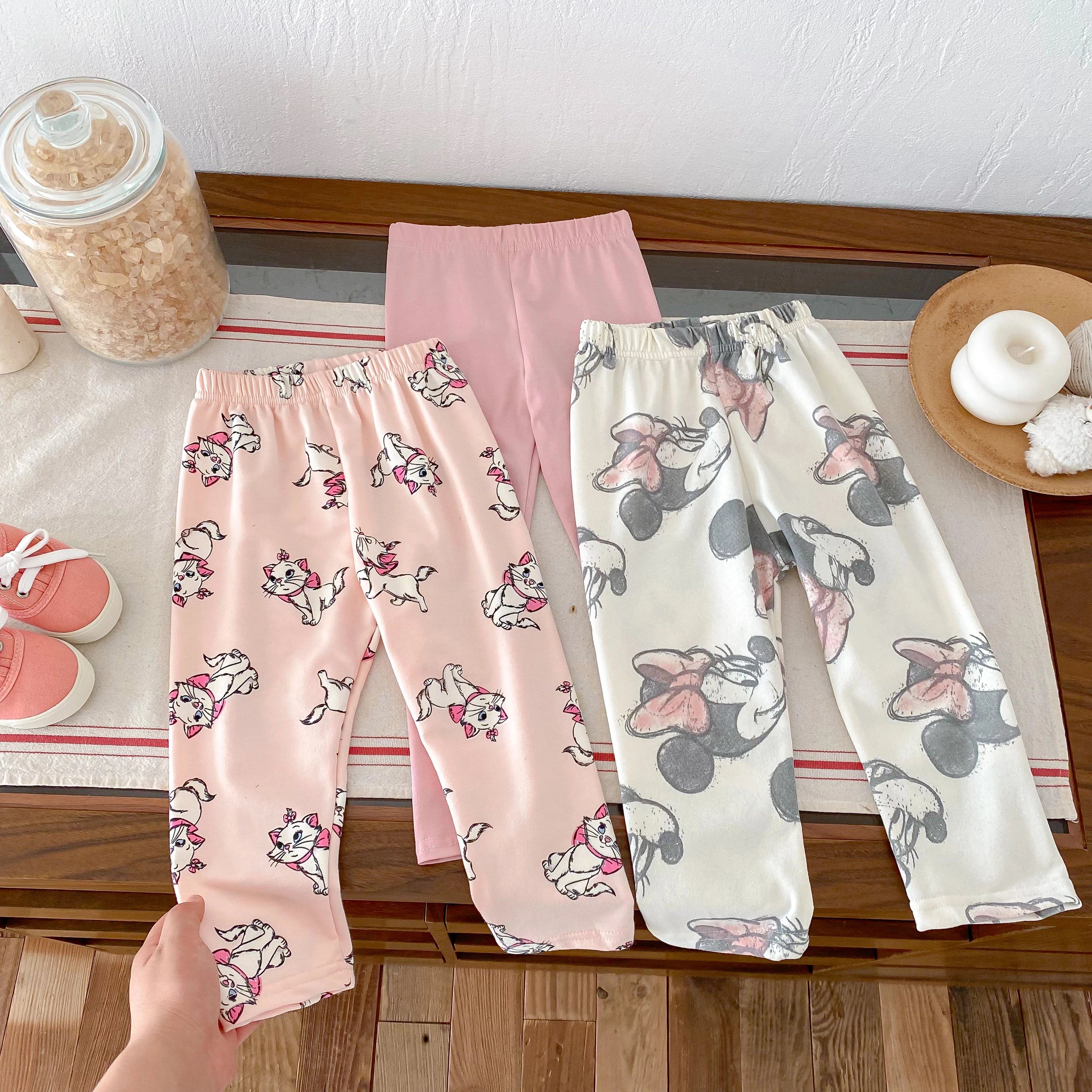 Minnie Mickey Jungen Mädchen Sweatshirt Set Cartoon Casual Kinder Langarm Trainingsanzug Kinderkleidung Oberteile + Hosen 2tlg/set 0-6J