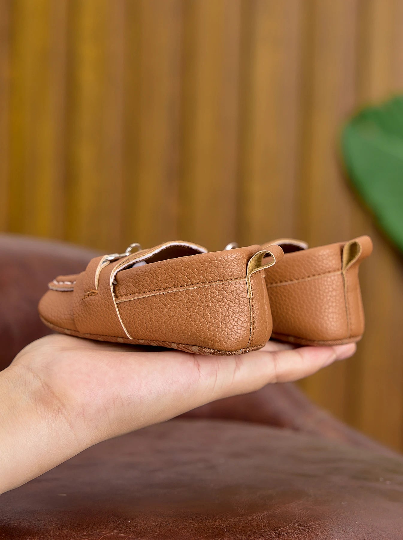 Baby British-Style Loafers, Soft-Soled Pre-Walker Shoes for 0-1 Year Old Babies