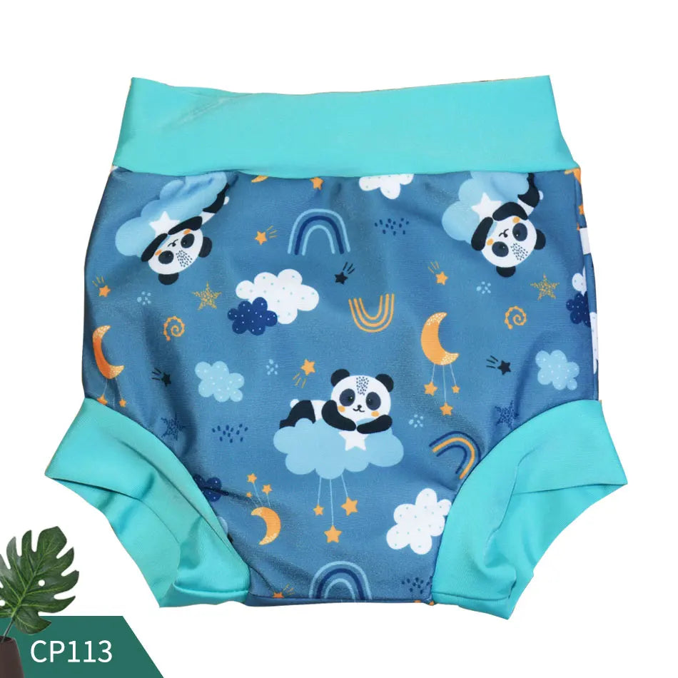 Eezkoala  Swimming Diaper Newborn Baby High Waist Swim Nappies Washable Baby Swimwear Cloth Diapers