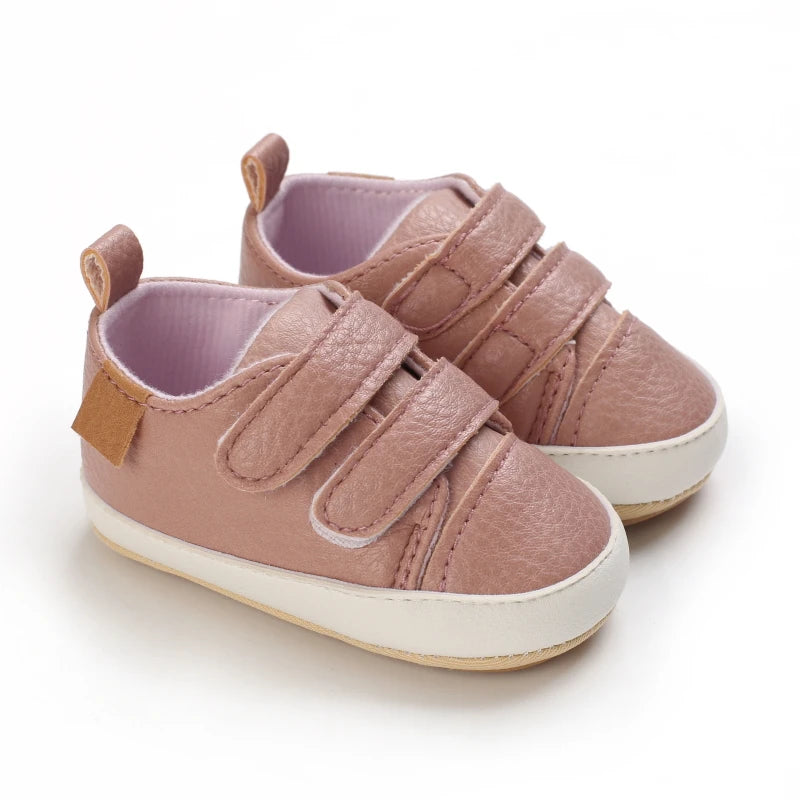 Baby Shoes PU Leather Casual Anti-slip Infant Kids Boys Girls Walking Christening Toddler shoes