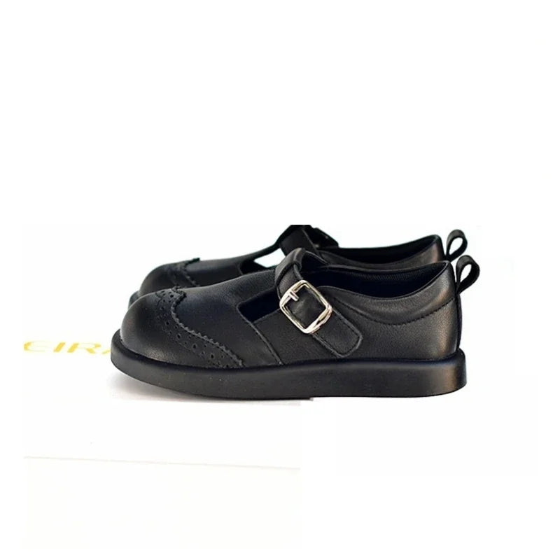 Genuine Leather Boys Leather Shoes Autumn Spring Cow Leather Children's School Shoes Party Baby Girls' Casual Shoes