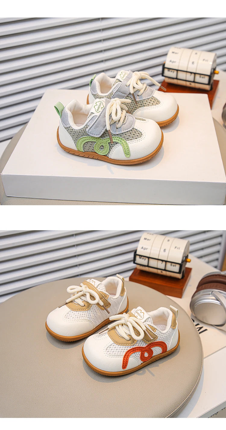 Baby Walking Shoes Breathable Soft Bottom Toddler Kids Running Shoes Non-slip 2026 Brand New Boys Girls Casual Shoes 18-28