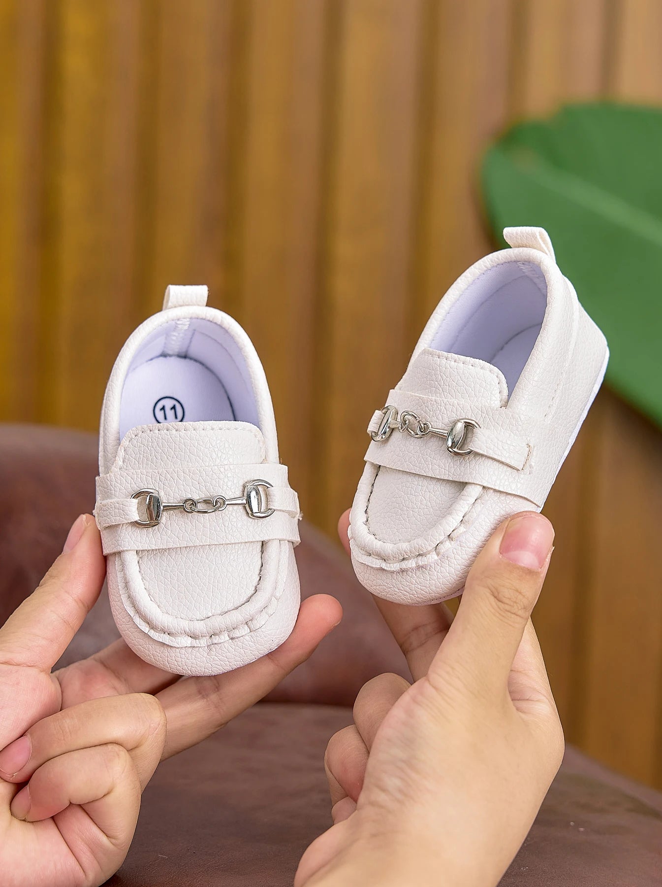 Baby British-Style Loafers, Soft-Soled Pre-Walker Shoes for 0-1 Year Old Babies